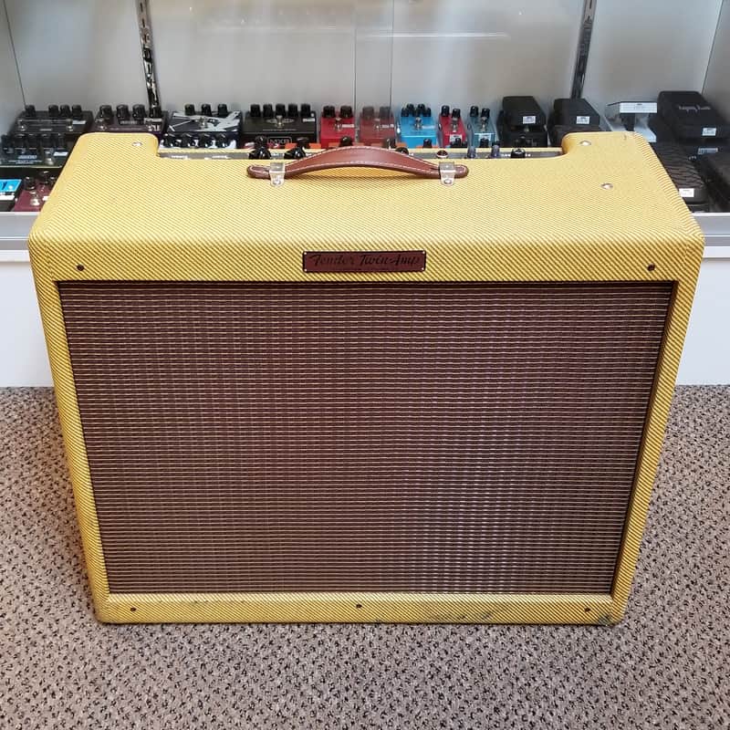 used Fender '57 Custom Twin-Amp 2x12 40-watt Combo Amp, Very Good Condition image 1