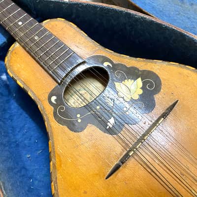 🎸 UNKNOWN MANDOLIN / D.R.G.M. / 1891-1945 / antique image 4