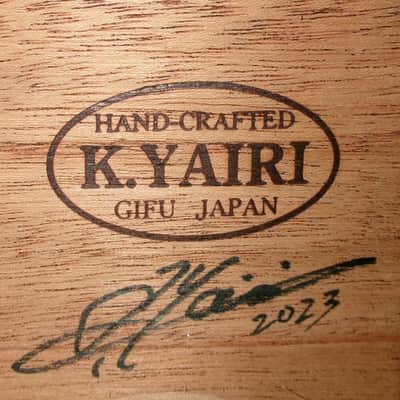 2023 Yairi DY-28 All Solid Guitar Natural+Deluxe Yairi hard case, Owner’s Card, Spec Card and a special Humidity-regulating sheet for guitar, truss rod key and a spare bridge pin image 20
