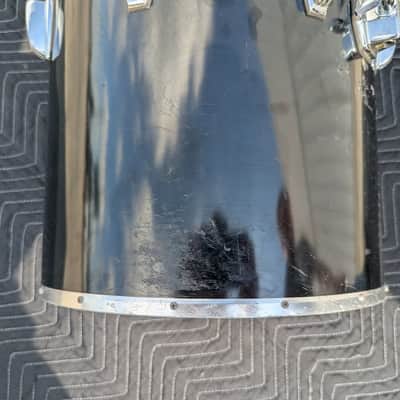 Ludwig Concert Tom Set - 13, 14, 15, 16" - Black Cortex Wrap image 7