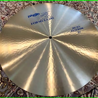 Paiste Vault Release 0115: Formula 602 Blue Label 20" Heavy FlatRide Flat Ride COLLECTOR GRADE HOLY GRAIL GEM! image 1