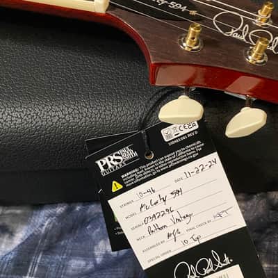 Mint MINT 2024 PRS McCarty 594 - McCarty Sunburst - 10-Top - Authorized Dealer Mc594 - 7.4 lbs - G04050 image 7