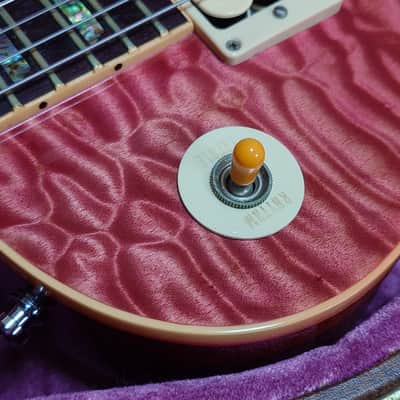 GIBSON CUSTOM SHOP 1959 LES PAUL Historic Collection PREMIUM GRADE (Yamano Exclusive) 2006 - Trans Pink  7A QM - Only 3 Made - image 2