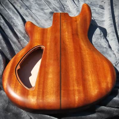 Babik Custom Jazzbass style Body, Macassar Ebony on Mahogany, light weight 2023 - Satin image 10