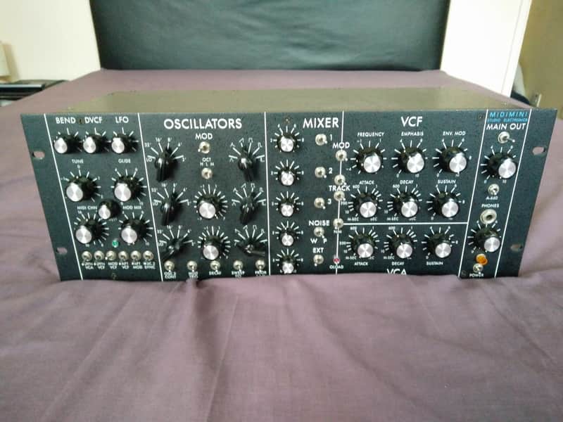 Studio Electronics MIDIMINI 1989 Black "Vintage Rack Analog Synth" image 1