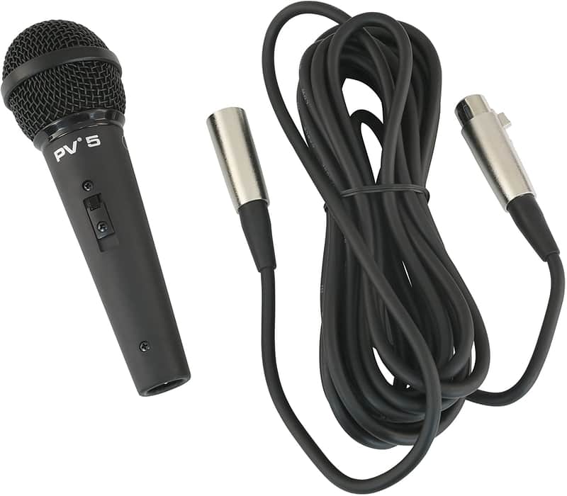 Peavey - PV5-XLR - Rockmaster ND Magnet Diaphragm Microphone and XLR Cable image 1