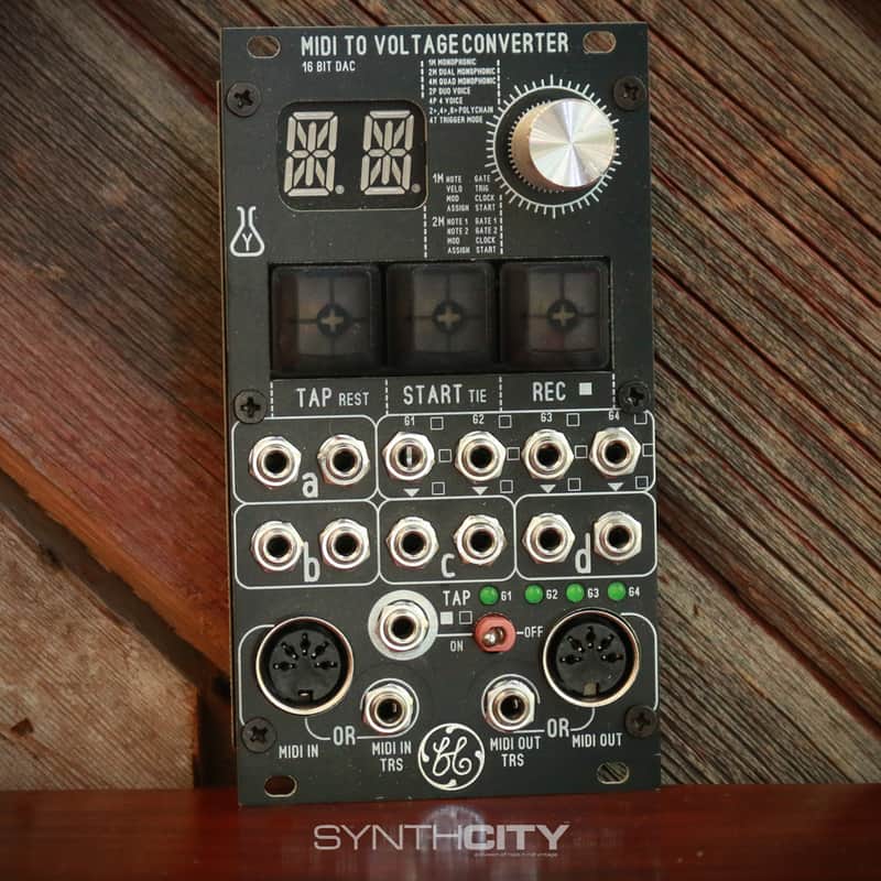 Blue Lantern MIDI to Voltage Converter (Enhanced Mutable Instruments Yarns) image 1
