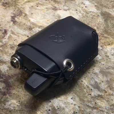 Handmade Leather Case - Shure GLXD1+ / GLXD14+ / GLXD14R+ / GLXD16+ / GLXD24+ / GLXD124R+ - BLACK Pouch Holster image 2