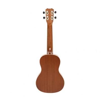 Islander PAT-BOX Traditional "Reforest Hawaii" Mahogany Top Okume Neck 4-String Concert Ukulele w/Bag & Tuner image 3