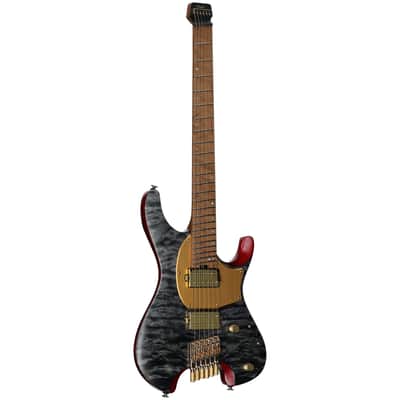 Ibanez Manuel Gardner Fernandes Electric Guitar (with Gig Bag), Obsidian Black image 2