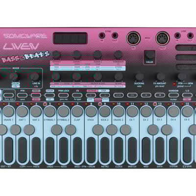 Sonicware Liven Bass & Beats 27-Key Wavetable Bass Synthesizer and