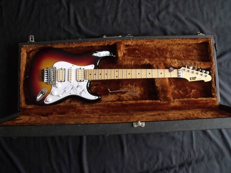 ESP Custom Stratocaster 1985-86 Sunburst | Owned by Dave Murray of Iron Maiden image 1