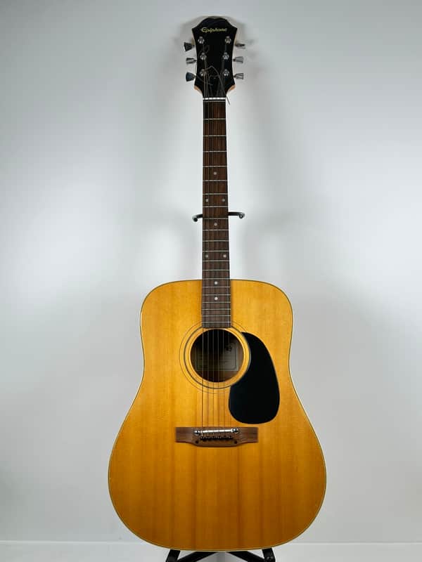 Epiphone FT-145 MPL Maple Acoustic Guitar Vintage FT145 1970s 70s Made In Japan image 1