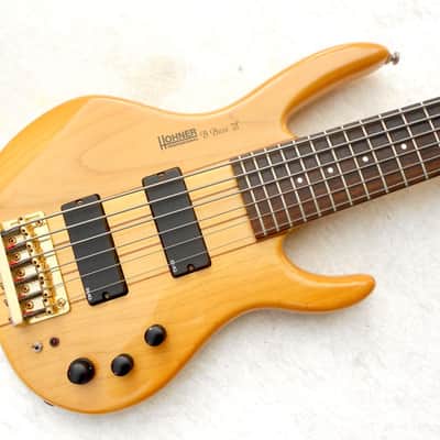 Hohner Professional B Bass 6 strings VI Vintage 90's Neck through