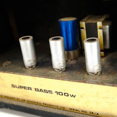 Marshall Super Bass 100 1970 Guitar Head owned by Nils Lofgren image 6