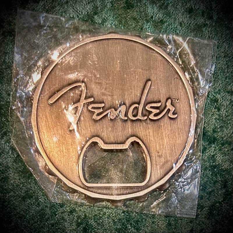 Fender Logo Bottle Cap Bottle Opener image 1