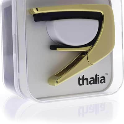 Thalia Gold Finish Capo - Vintage Pearl Save the Bees Premium Series Capo image 5
