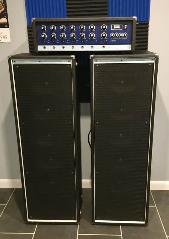 Acoustic Control Corp. PA set-up (805 Speakers, 840 Head) -- 1972, vintage and rare! image 1