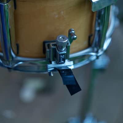 Pearl M1060 10x6" Maple Popcorn Snare Drum 2010s - Clear finish image 5
