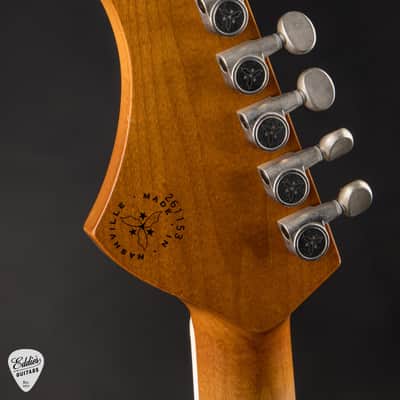 Novo Maple Top Miris JHH Dealer LTD - Cat's Eye Burst w/ Amber Back & Sides #261153 image 8
