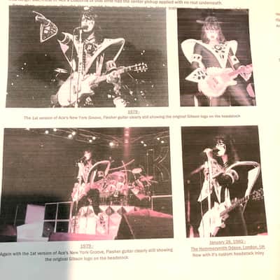 Gibson Kiss Ace Frehley Light Show Les Paul 1982 Black / Flashing Lights Hard Case image 9