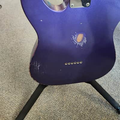 Used 2018 Fender Limited Edition Road Worn '50s Telecaster - Purple Metallic with Fender Deluxe Padded Gigbag image 17