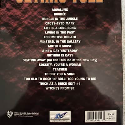 Jethro Tull - Guitar Anthology - Guitar Tab / Tablature Book image 2