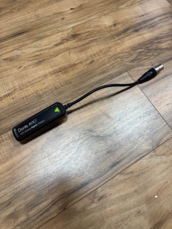 AUDINATE Dante AVIO 1-Channel Audio Input Adapter 2016 - Present - Black image 1