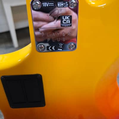 Fender Player Plus Active Meteora Bass - Tequila Sunrise image 7