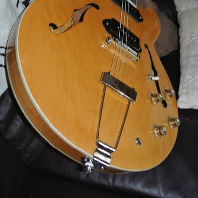 Epiphone Casino Natural w P90 lollars image 3