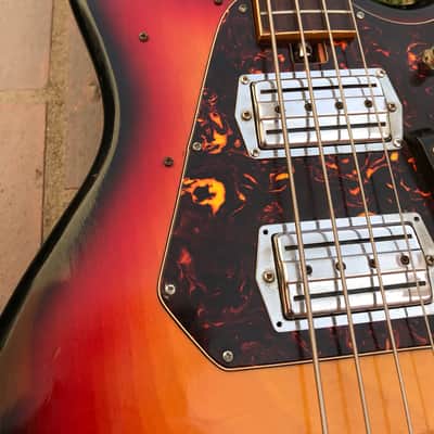 Teisco/Silvertone/Sakai "Tacoma" Electric Bass 57H01490L 1970-1971 Sunburst *FREE SHIPPING* image 9