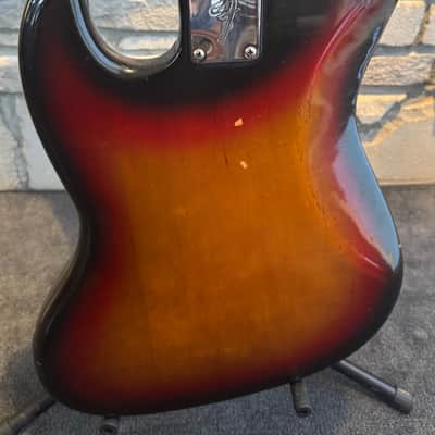 Fender Jazz Bass with Maple Fretboard 1974 - Sunburst image 13