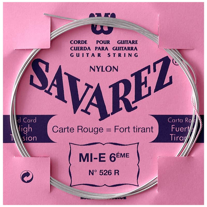 526R MI-6 Rouge Nylon Rectifié Savarez image 1
