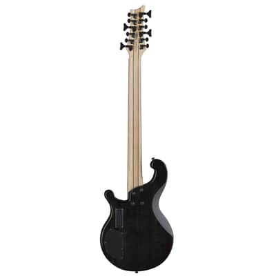 Dean Guitars Rhapsody 12 String Electric Bass, Trans Black, R12 TBK image 2