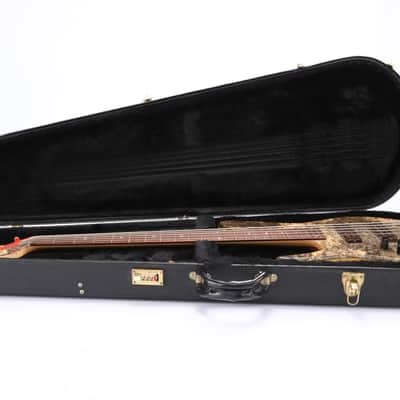 2000 Fodera Imperial Beezelite Buckeye Burl 5-String Bass Guitar Lefty #50662 image 4