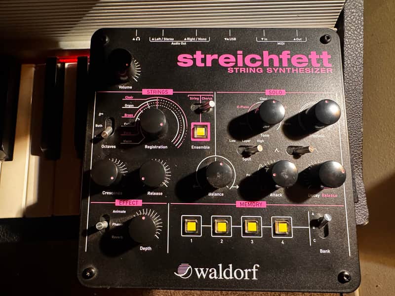Waldorf Streichfett String Synthesizer 2019 - Present - Black