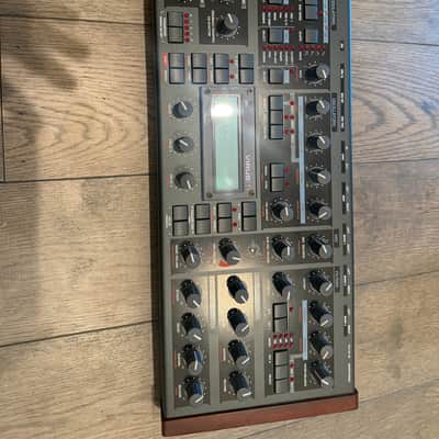 Access Virus TI (1st gen) Desktop Digital Synthesizer 2005 - Black w/ Walnut Side Plates image 3