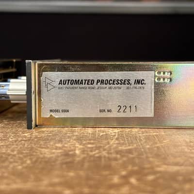 API 550A Classic 2006 Saul Walker 500 Series Equalizer Pair. Rare! Like The Vintage image 10