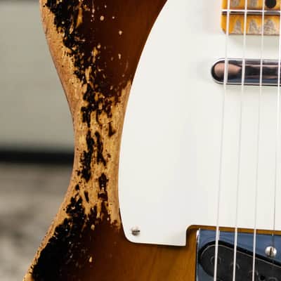 Fender Custom Shop Limited Edition 1950 Double Esquire Electric Guitar - Wide Fade 2-Color Sunburst with Hardshell Case - Used image 10