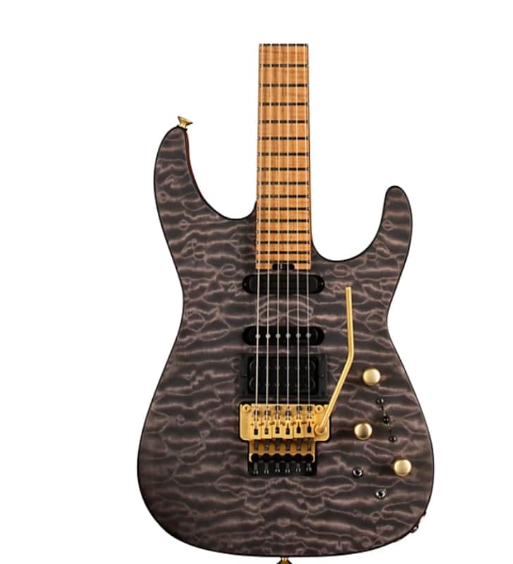 Jackson  Jackson USA Signature Phil Collen PC1 Electric Guitar NEW -  Satin Transparent Black image 1