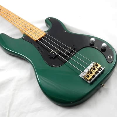 HONDO 1982 Vintage H-830 Deluxe P-Bass - Metallic Jade Green w/Matching Headstock image 3