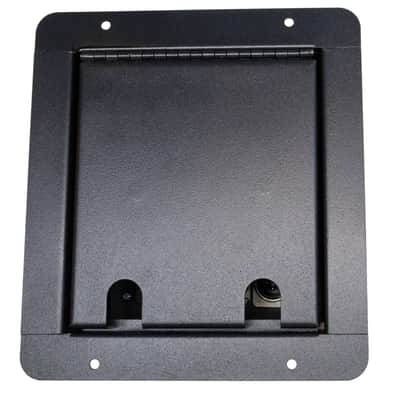 MCSPROAUDIO Recessed Stage Floor Box with Passthrough Connectors - 6 XLR Female, 1 XLR Male, 1 Ethernet, 2 USB, Duplex AC image 2