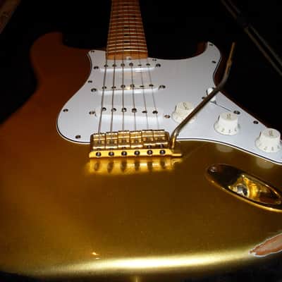 Fender '57 Stratocaster 1999 Aztec Gold image 14