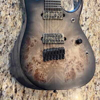 Ibanez RGD71ALPA-CKF Axion Label 2022 - Charcoal Burst Black Stained Flat - BARE KNUCKLE AFTERMATHS image 18