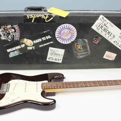 Squier Stratocaster Gold Label - Made in Korea 1997 - Dark Midnight Wine image 24