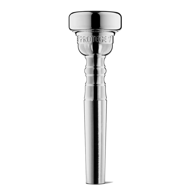 Laskey Protégé 7 Trumpet Mouthpiece in Silver Plate - Standard Shank image 1