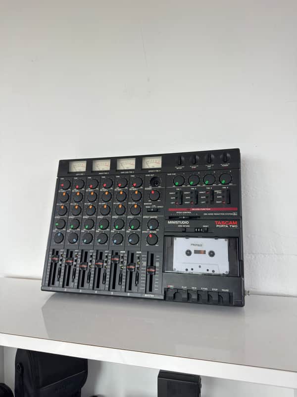 TASCAM Porta Two Ministudio 4-Track Cassette Recorder 1980s - Gray image 1