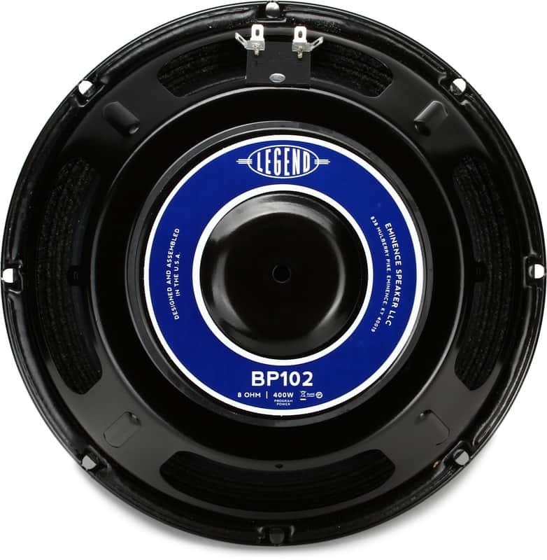 Eminence Legend BP102 10-inch 400-watt Replacement Bass Amp Speaker - 8 ohm image 1