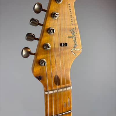 Fender Custom Shop Limited Edition '58 Reissue  Stratocaster Heavy Relic w/ Anodized Guard +upgrades,  Center Pocket Custom Shop Tweed case, Cert,  and all paperwork. image 15