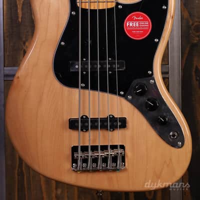 Squier Classic Vibe 70's Jazz Bass V Natural image 1